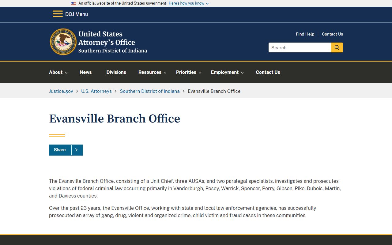 Vanderburgh County marriage and divorce records Evansville federal branch source